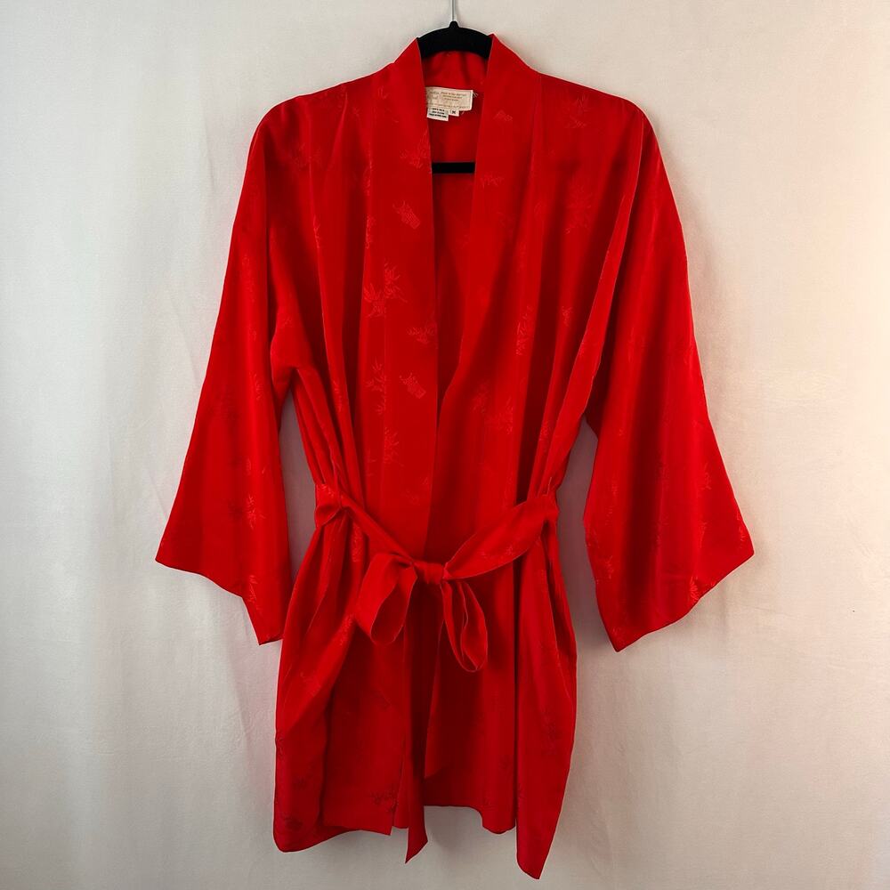 Elegant Red Women's Robe
